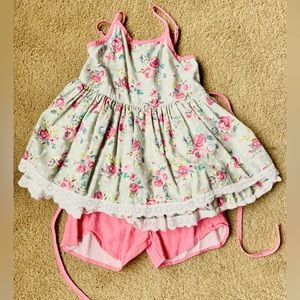 Cheeky Plum - June Tunic Set - Vintage Dot - Size 12